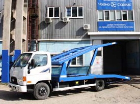 Двухуровневый эвакуатор на базе Hyundai HD-78  - новинка АЗ  