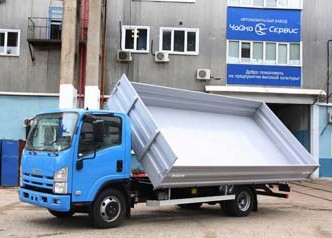 Среднетоннажный самосвал на базе Isuzu ELF 7.5 от АЗ 