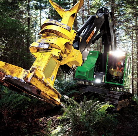 Новые валочно-пакетирующие машины John Deere серии М