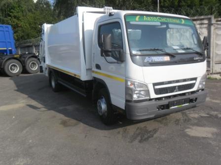 Ряжский авторемонтный завод выпустил мусоровоз на шасси Fuso Canter