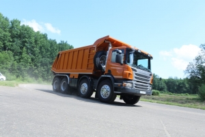 Самосвалы Scania: управляемость и выносливость 