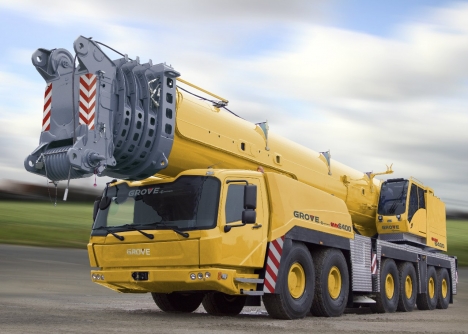 Самоходный кран Grove GMK6400 прибыл в Россию